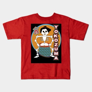 Sumo Skeleton Kids T-Shirt